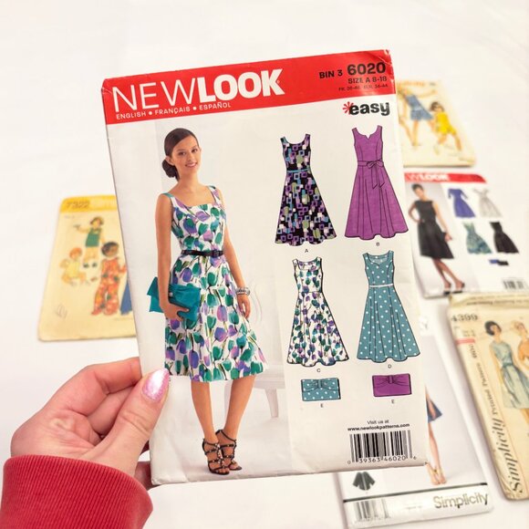 Lot of 12 sewing patterns for women and kids - assorted sizes - Picture 4 of 13